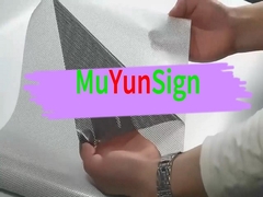 One Way Vision Glass Film Self Adhesive Vinyl with Hole With One Side Visual Perfect for Privacy