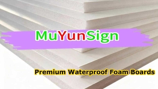 Custom PS Foam Board Waterproof Advertising Display Solutions