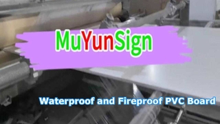 High Density PVC Foam Board Waterproof and Fireproof Solution